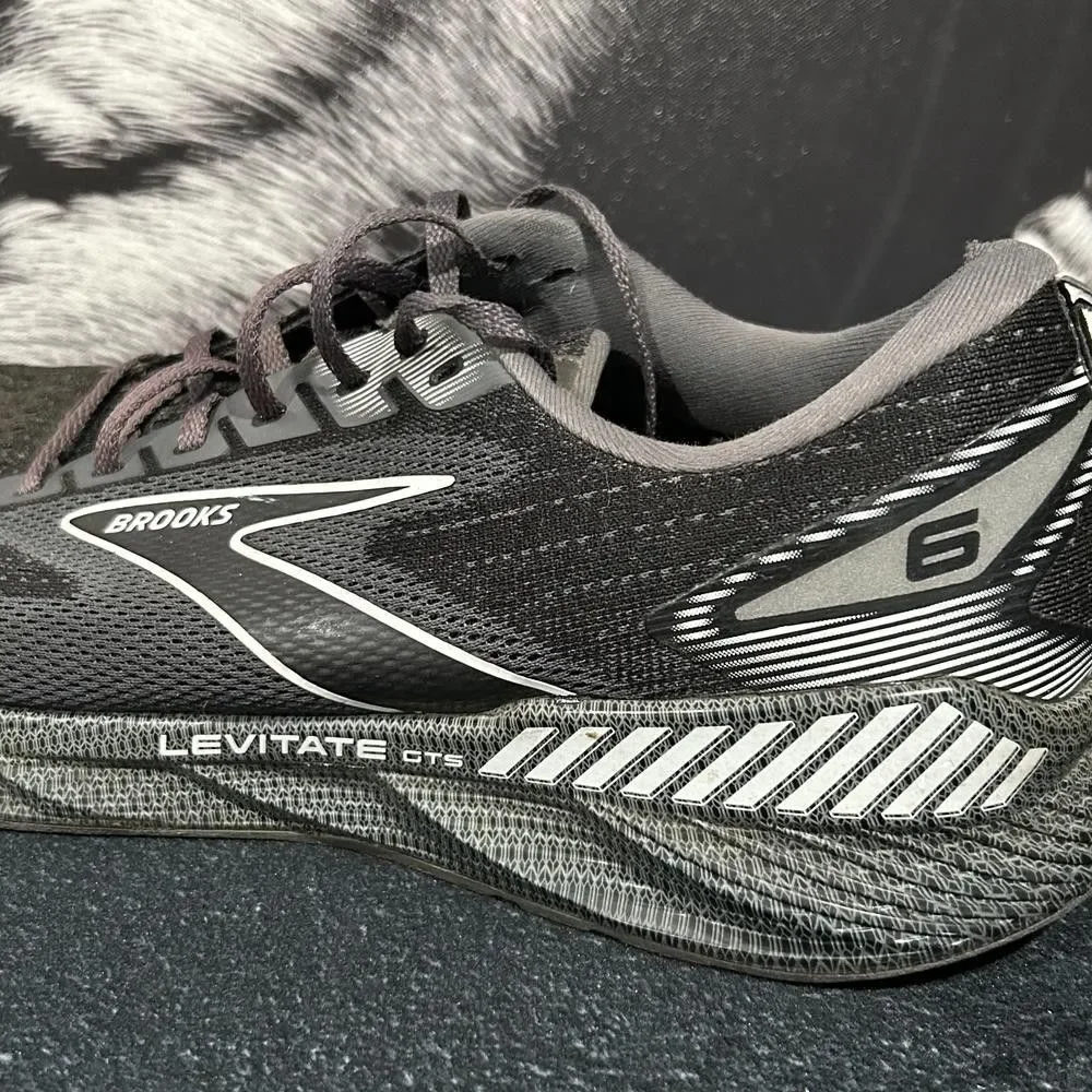 Brooks Levitate GTS 6 1103961D088 Athletic Sneaker Men's 12D Gray Mesh Training